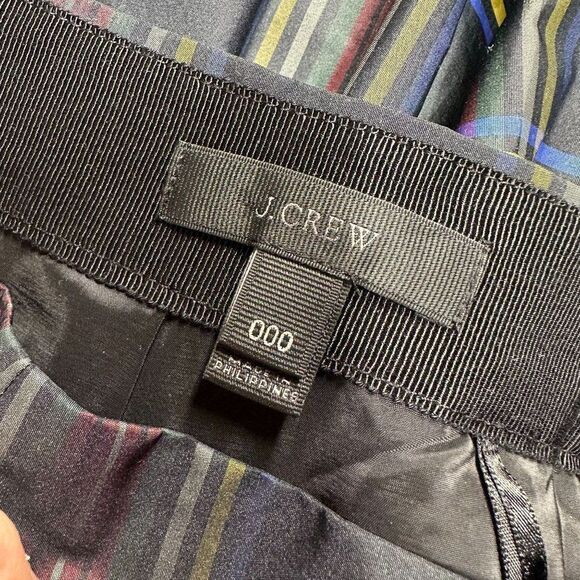 J. Crew Taffeta Skirt in Stewart Plaid Womens Size 000 - Picture 9 of 10